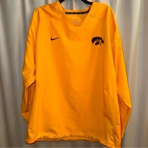 Nike Iowa Hawkeyes Yellow Athletic Pullover
